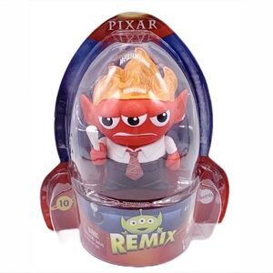 Disney‎ Pixar Remix Alien Inside Out Anger 3" Rare Figure #10 Mattel 6+ NIB